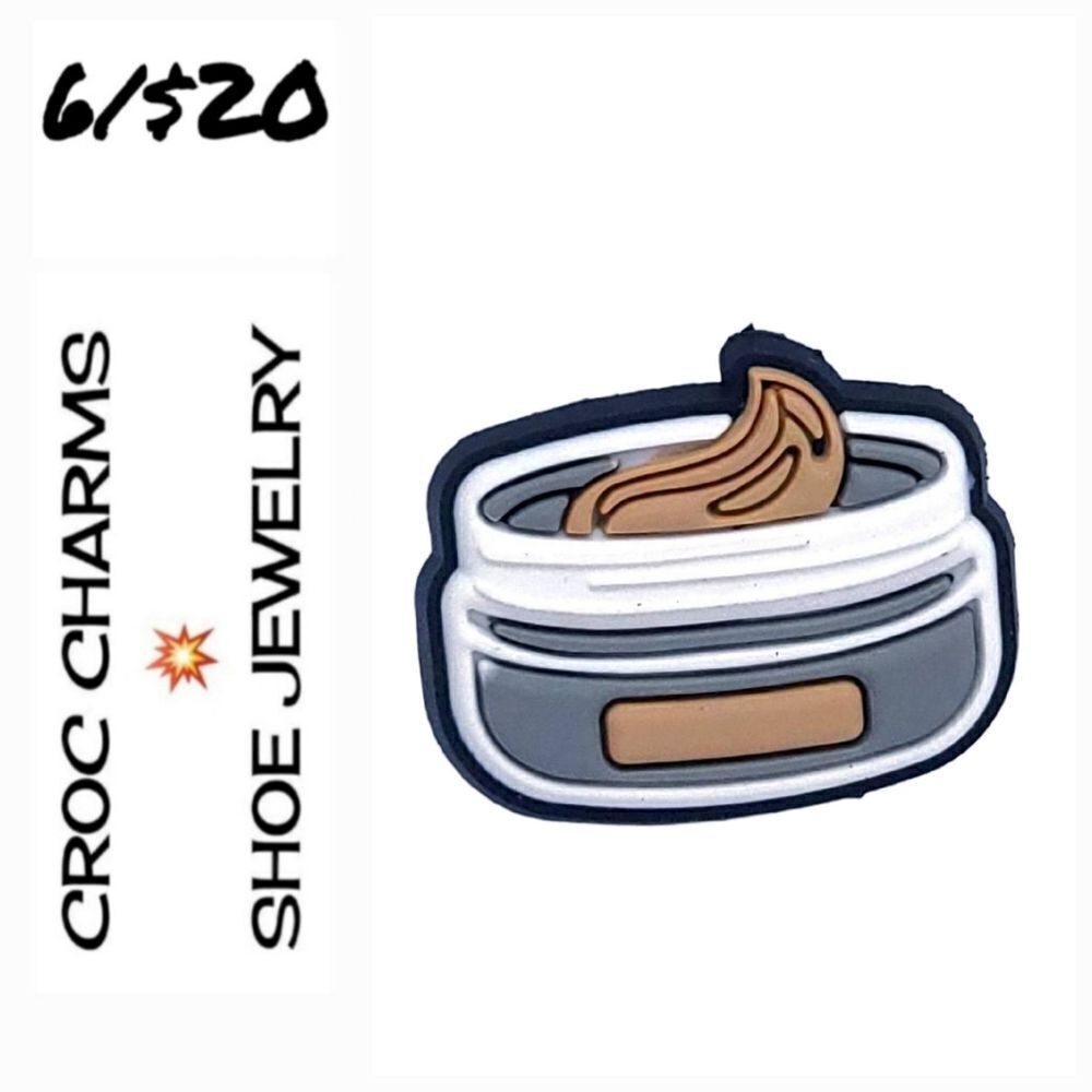 6/$20 Makeup Cosmetics Croc Charm Shoe Jewelry Girly Face Cream
